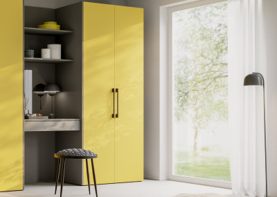 miio Modular Wardrobe in Yellow Curry